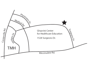 Map to Ghazvini Center for Healthcare Education