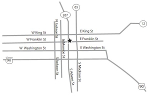 Map to Quincy House